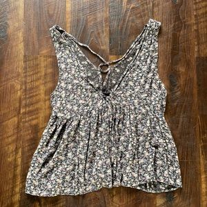 American Eagle flowy floral tank top.